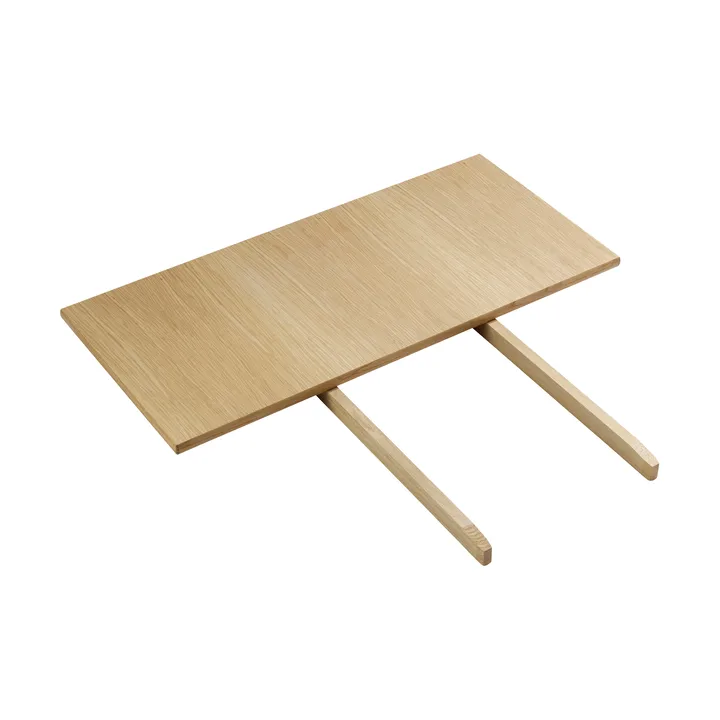 C35L extension leaf 82x37 cm - Oak nature waterbased lacquer - FDB Møbler