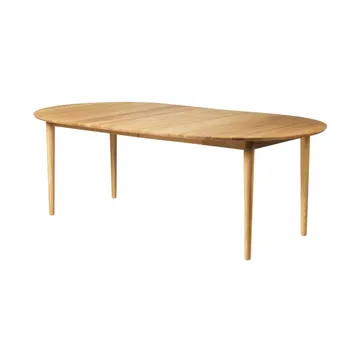 C62E Bjørk dining table with 2 extension leaves - Oak solid oiled - FDB Møbler