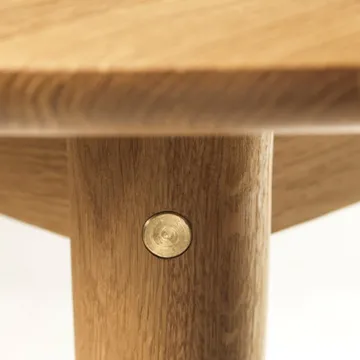C62E Bjørk dining table with 2 extension leaves - Oak solid oiled - FDB Møbler