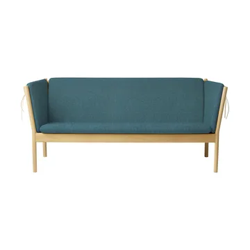 J149 sofa - Fabric green-lacquered oak, 3-seater - FDB Møbler