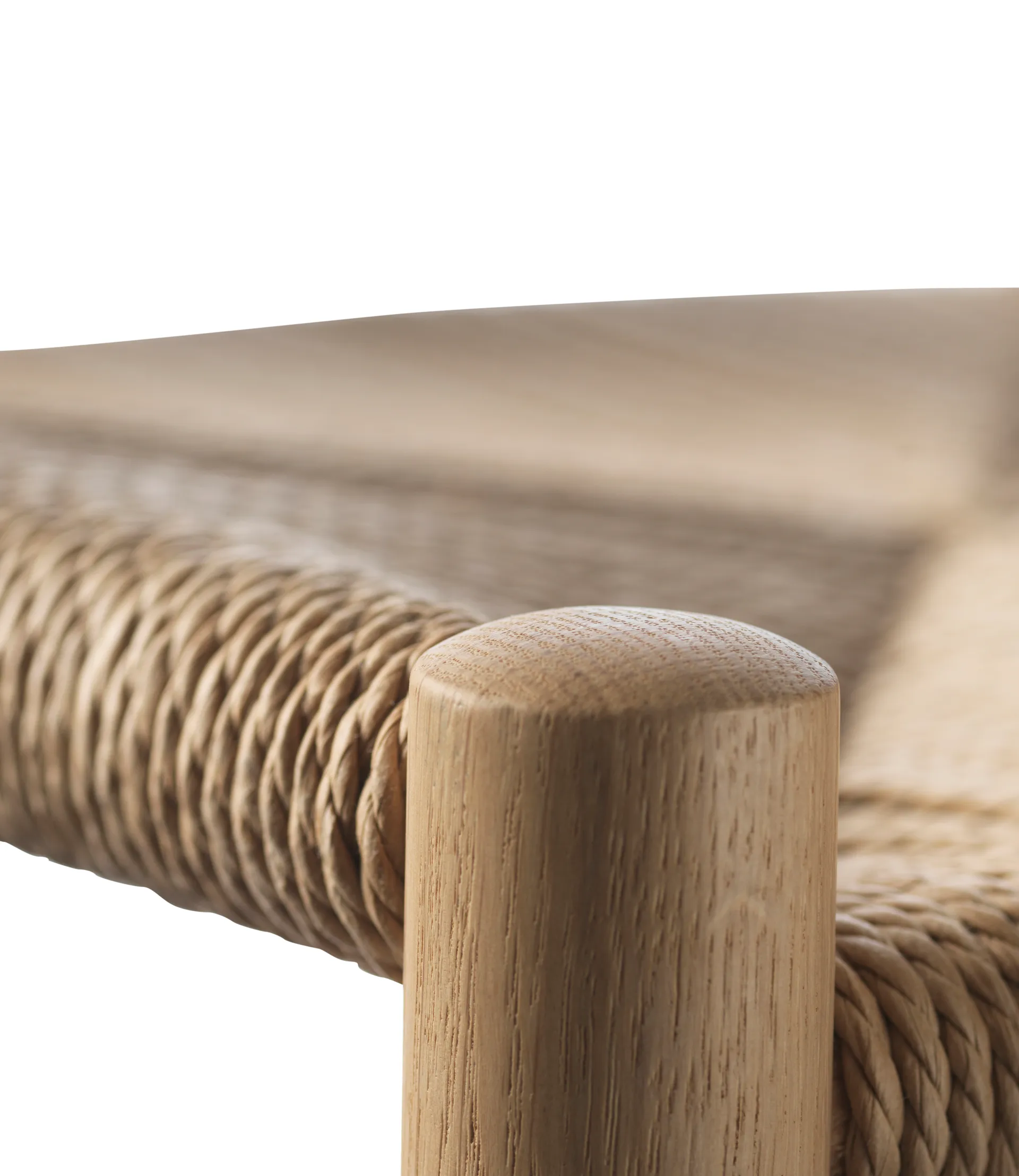 J164C Counter Squared bar stool, Oak nature lacquered FDB Møbler