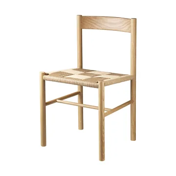 J178 Lønstrup chair v2 - Oak nature lacquered-papercord - FDB Møbler