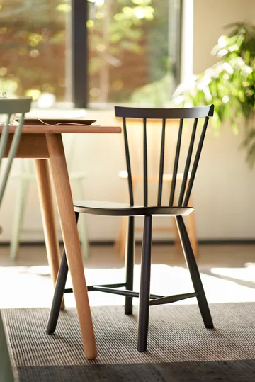 J46 chair - Beech black painted - FDB Møbler