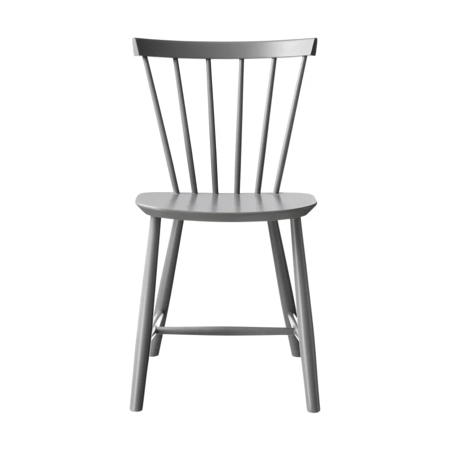 J46 chair, Beech grey painted FDB Møbler