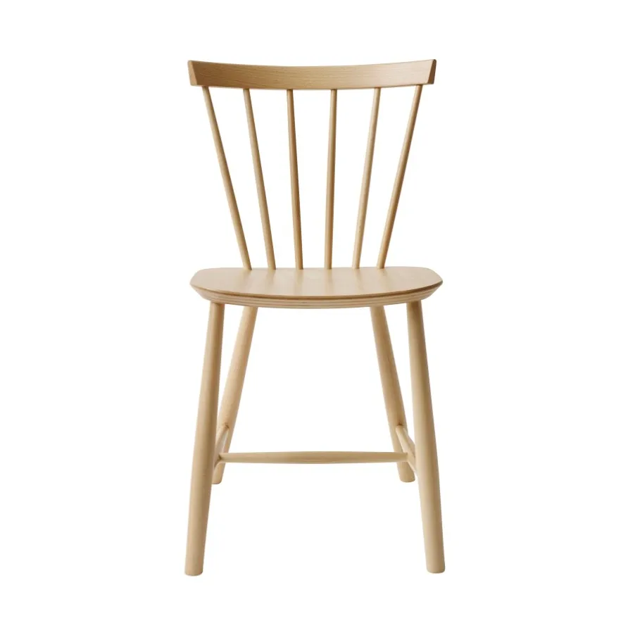 J46 chair, Beech nature lacquered FDB Møbler