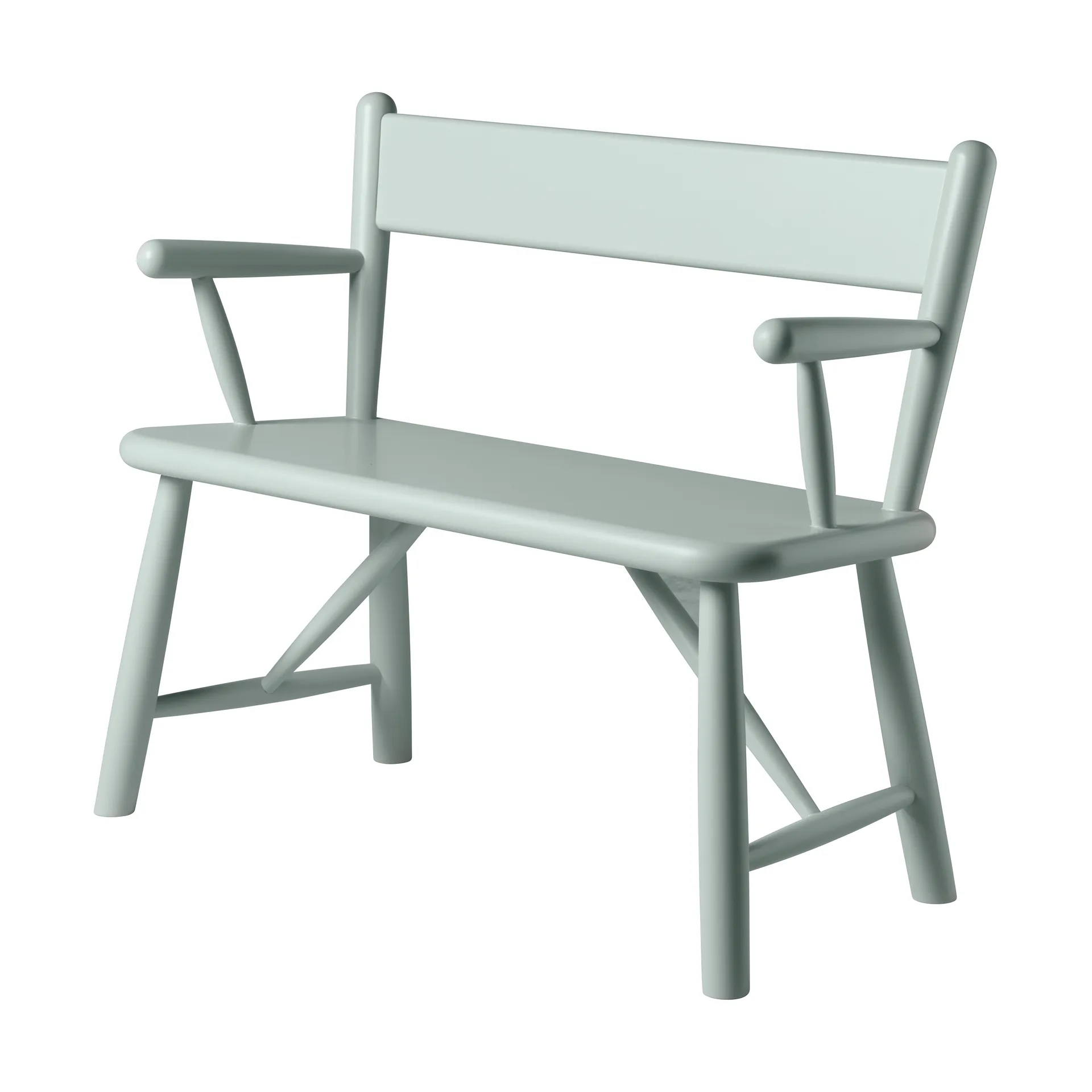 P11 children's bench, Blue grey FDB Møbler