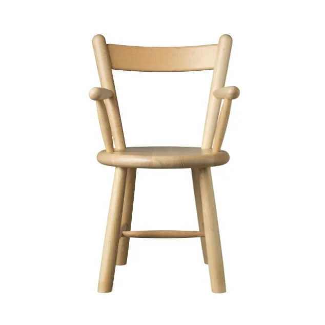 P9 children's chair, Beech nature lacquered FDB Møbler