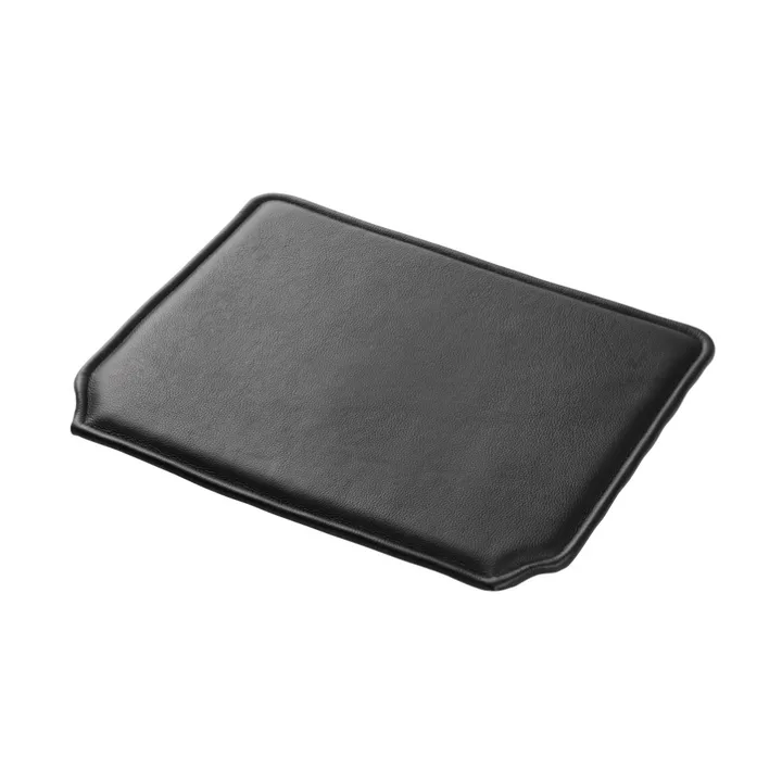 R5 Nøje J80 seat cushion - Black leather - FDB Møbler