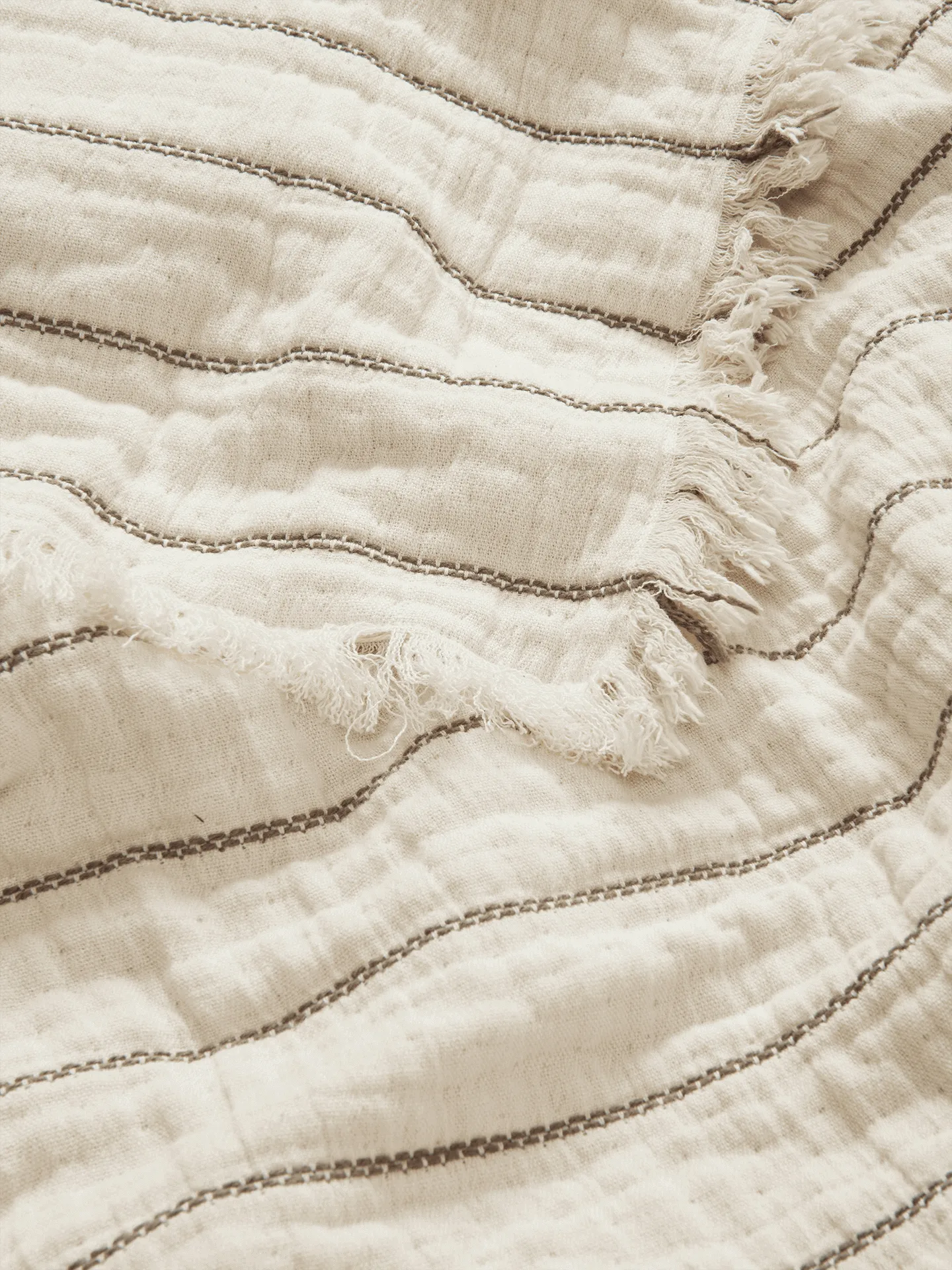 Aires bed spread 240x250 cm, Undyed Ferm Living