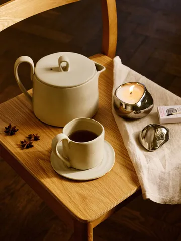 Bellure scented candle 40 h - Silver - Ferm Living