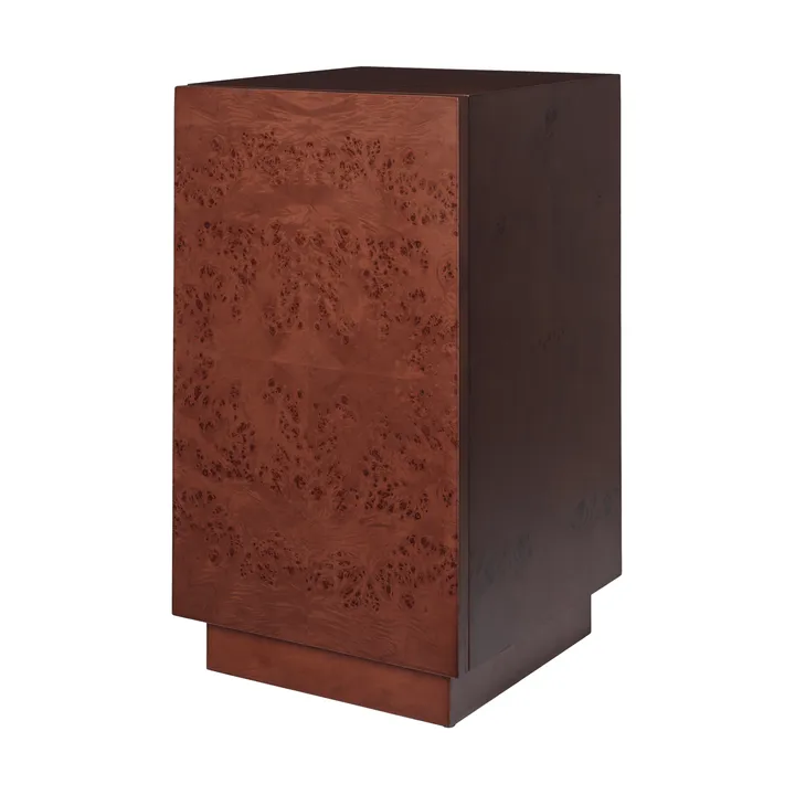 Burl Side Table pedestal - Dark stained - Ferm Living