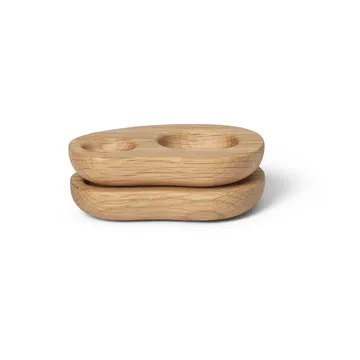 Cairn egg cup 2-pack - Oak - Ferm Living