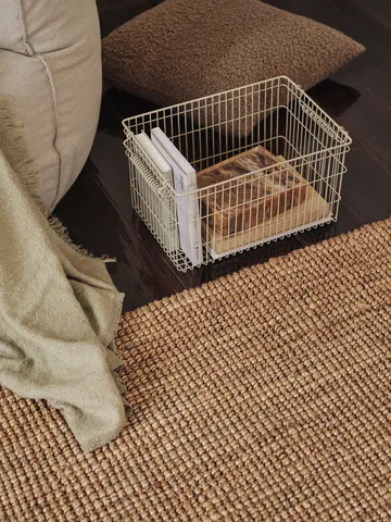 Cala stackable basket 2-pack - Cashmere, 36,2x26,2x20,2 cm - Ferm Living