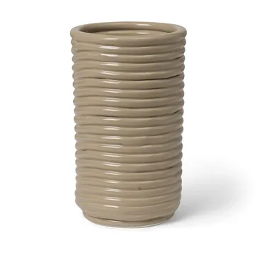 Corduroy vase 21 cm - Cashmere - Ferm Living