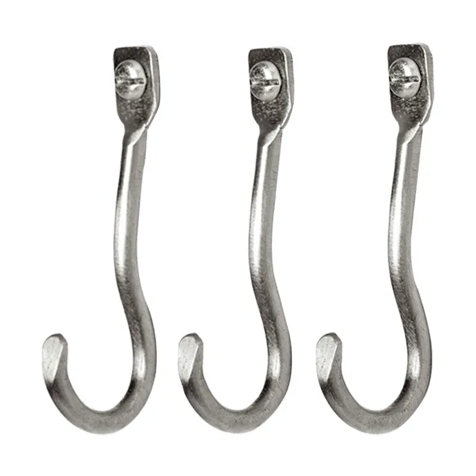 Curvature hook 3-pack - Stainless steel - Ferm Living