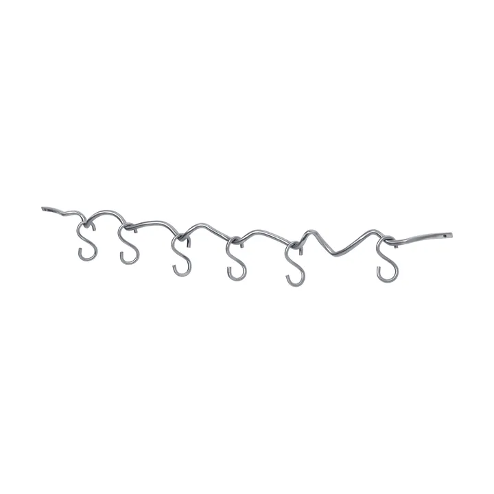 Curvature wall rail incl. 6 hooks - Stainless steel - Ferm Living