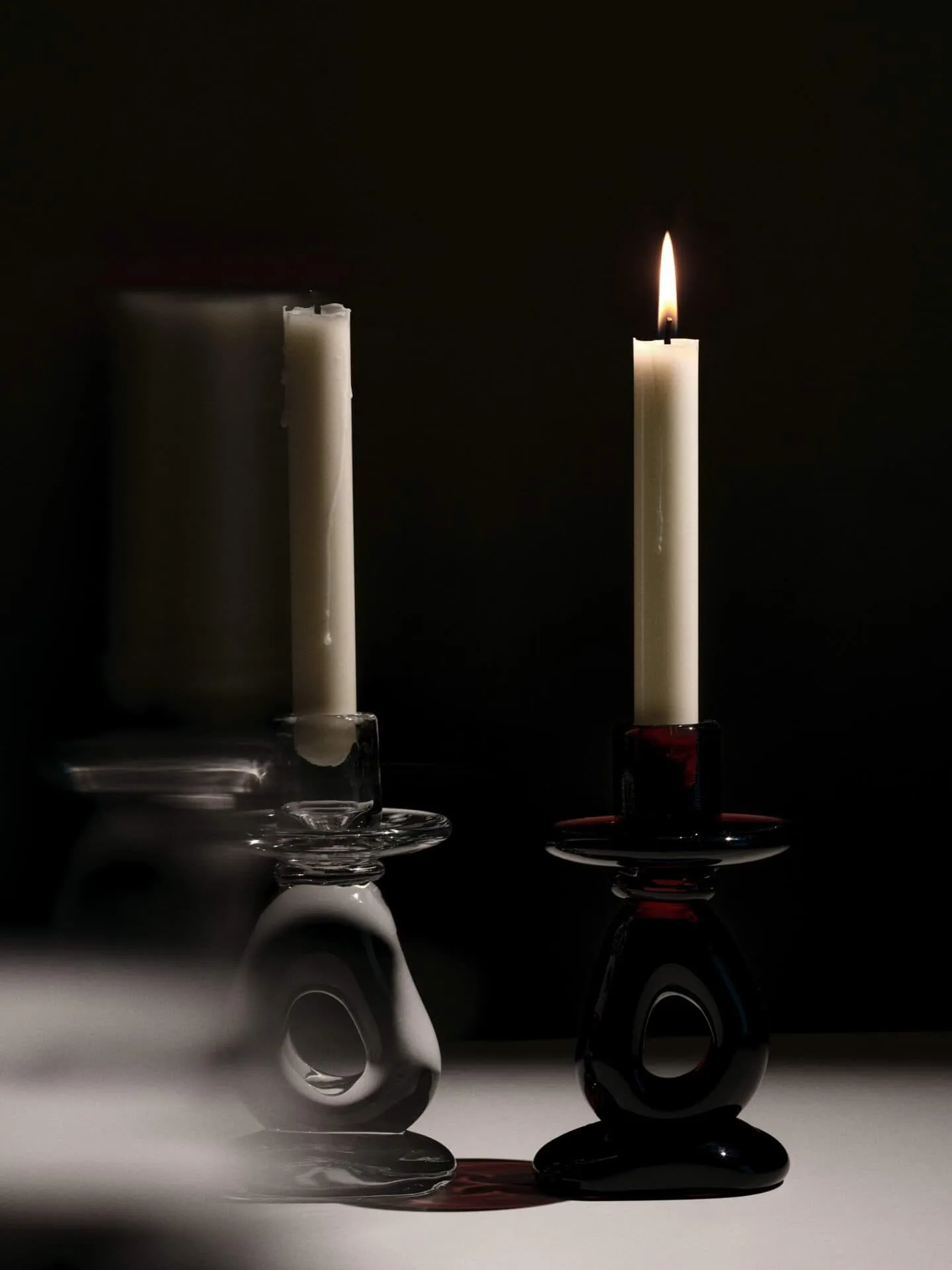 Damo candle holder 16 cm, Clear Ferm Living