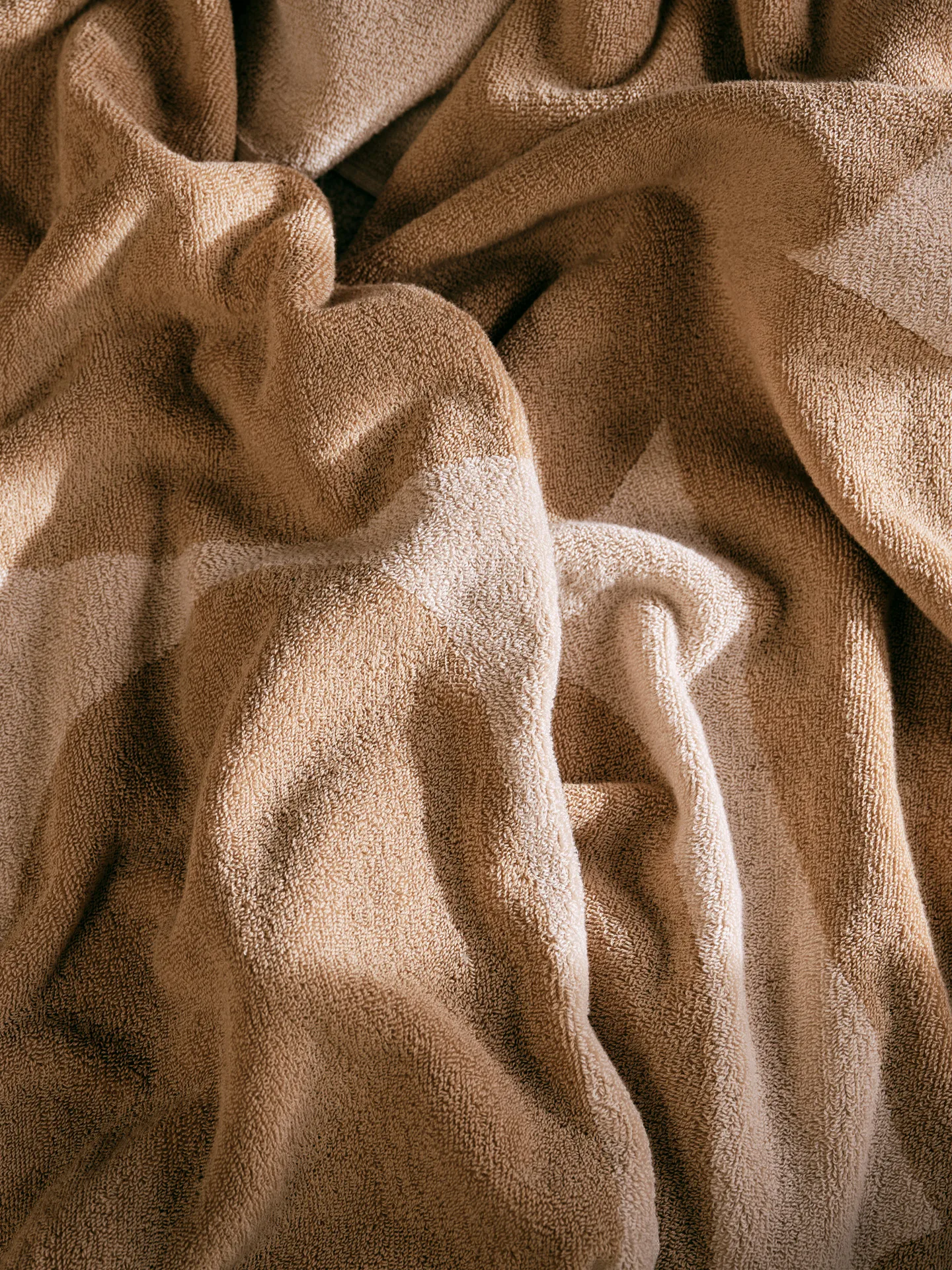 Ebb bath towel 70x140 cm, Sand, off-white Ferm Living