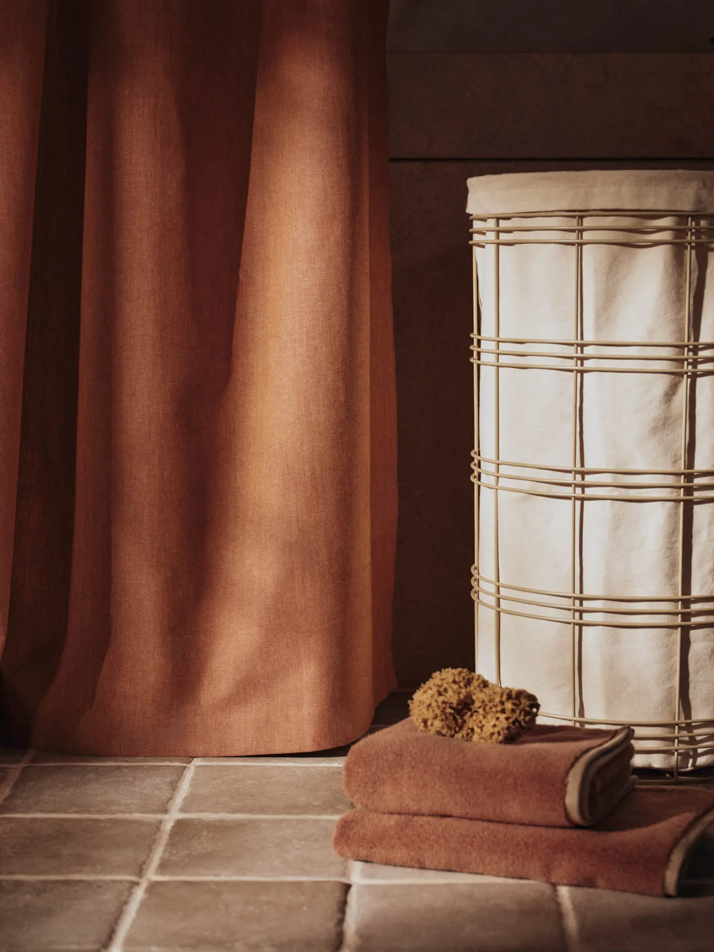 Ekko towel, Mocha-cashmere, 50x100 cm Ferm Living