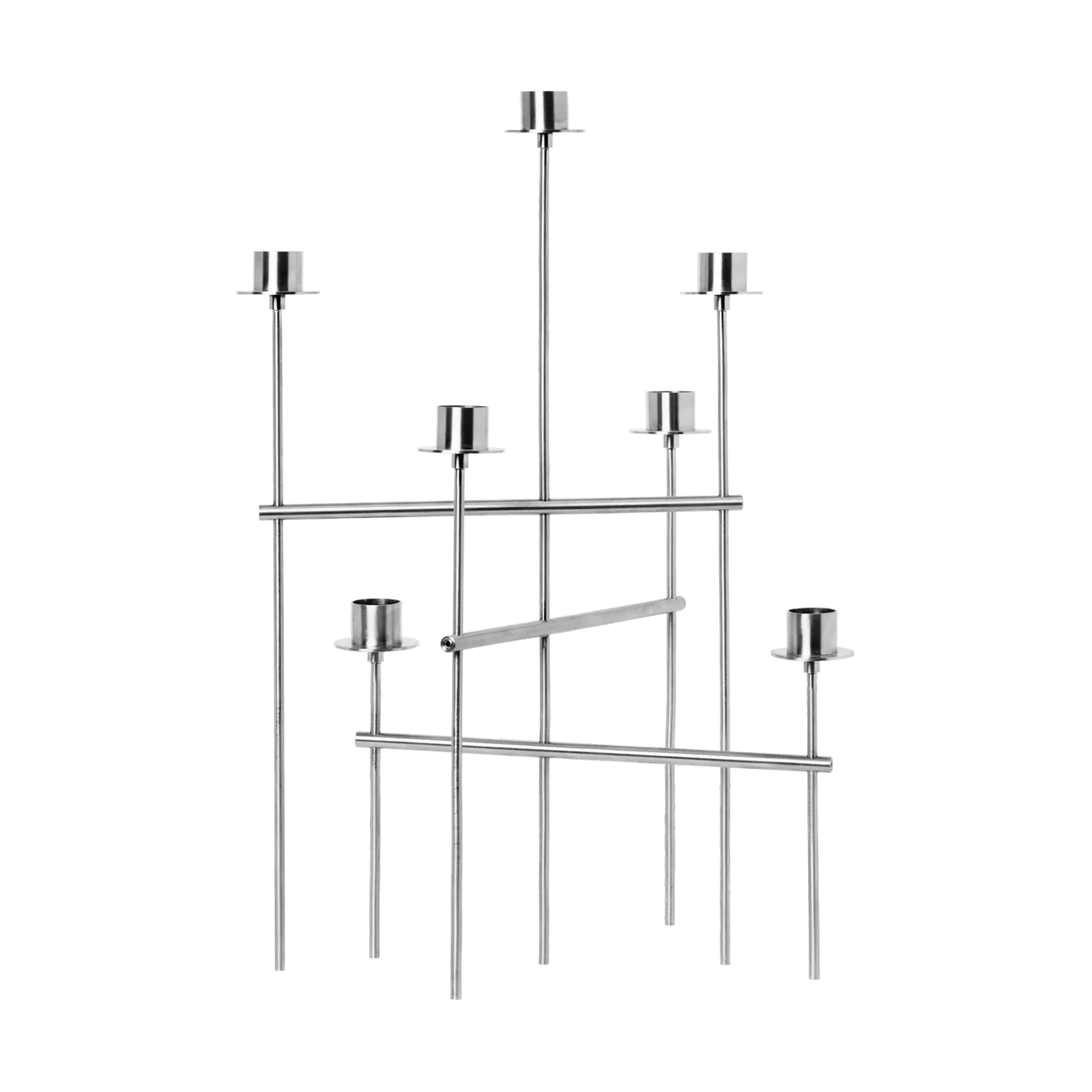 Elysia candlestick, Brushed stainless steel Ferm Living