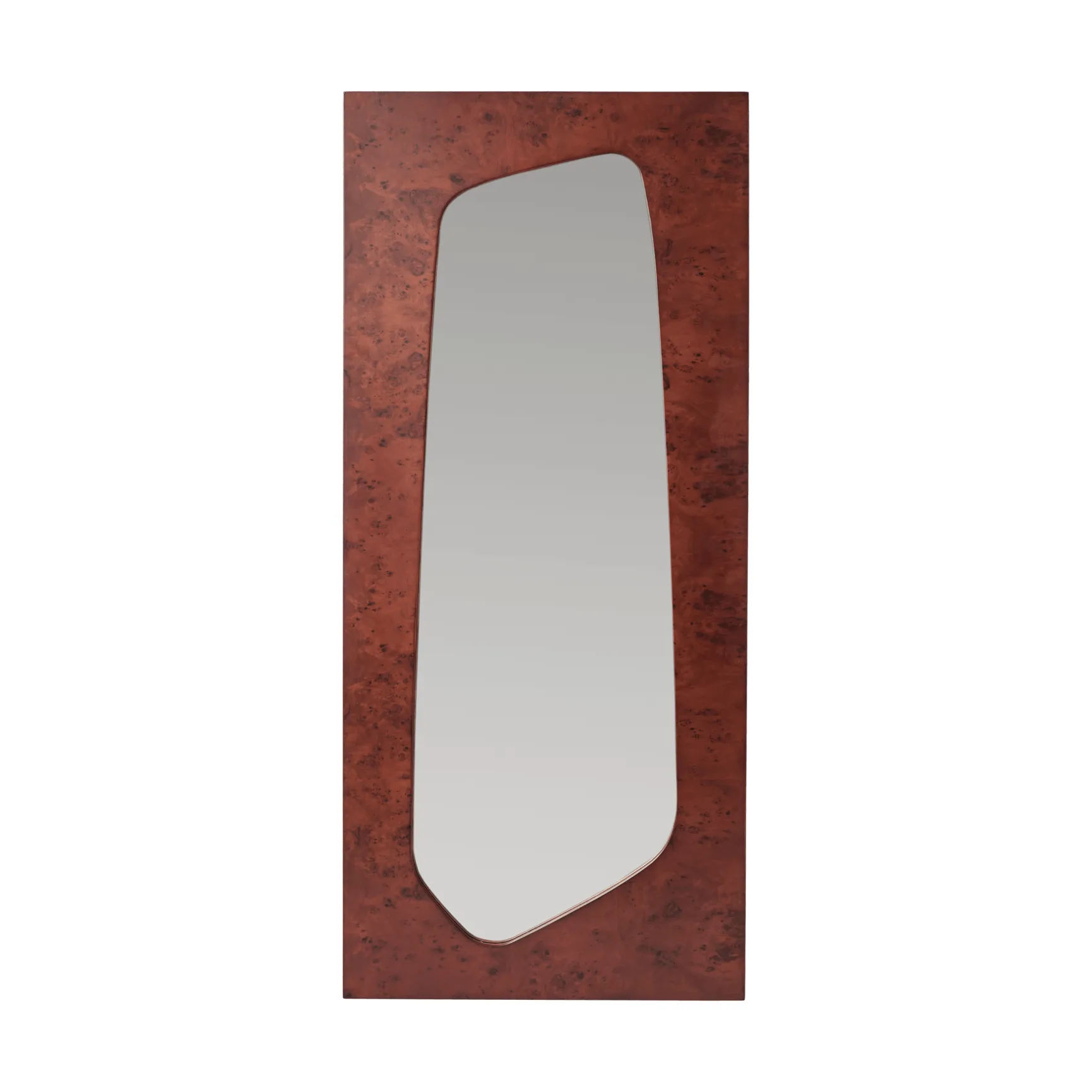 Folia mirror, Dark stained burl, 135 cm Ferm Living