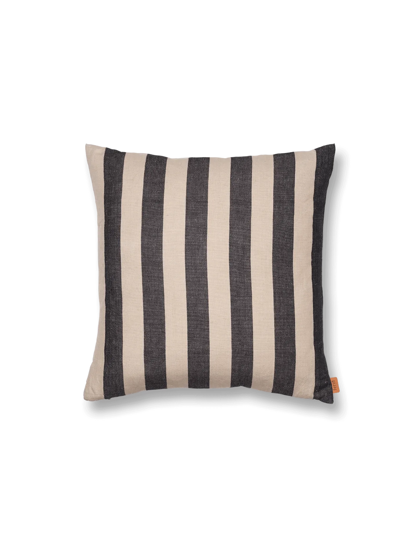 Grand pillowcase 50x50 cm, Sand-black Ferm Living
