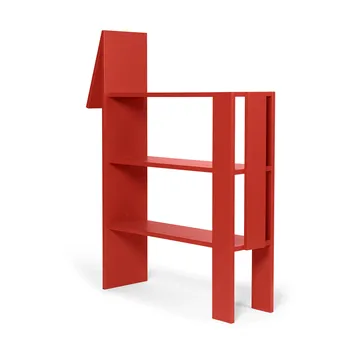 Horse bookshelf 91x111 cm - Poppy Red - Ferm Living