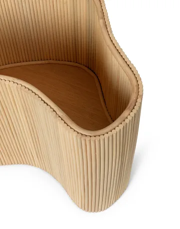 Isola side table with storage - Natural - Ferm Living