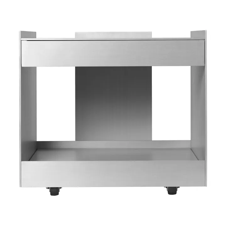 Lager serving trolley - Low, Aluminium - Ferm Living