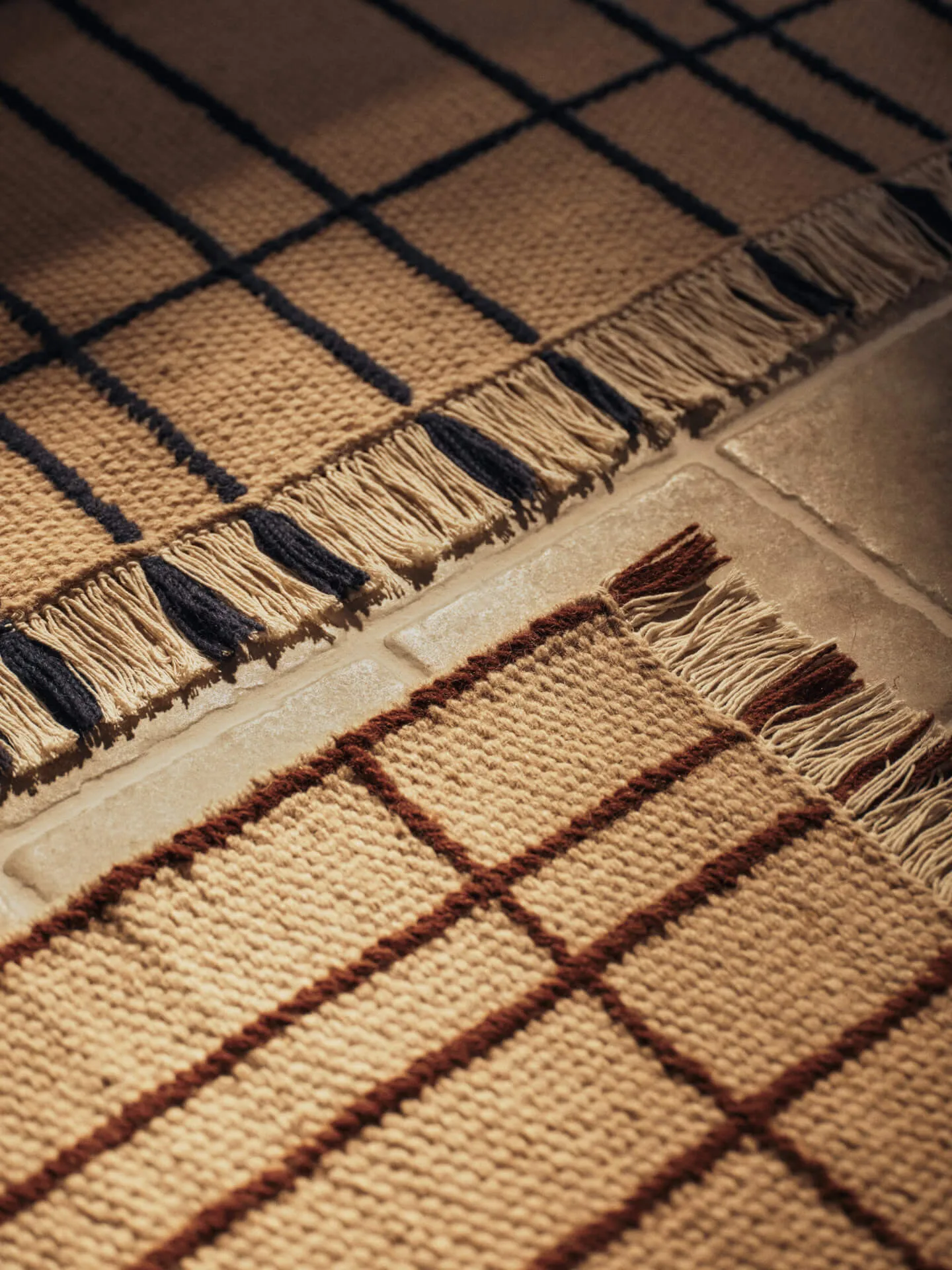 Late rug, Parchment-chestnut, 140x200 cm Ferm Living