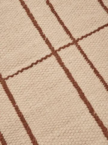 Late rug - Parchment-chestnut, 200x300 cm - Ferm Living