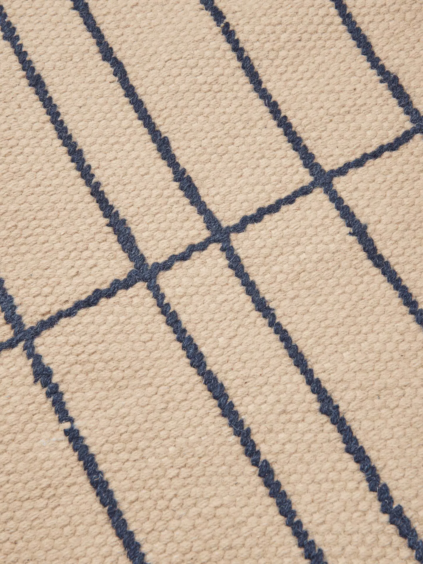 Late rug, Parchment-indigo, 140x200 cm Ferm Living