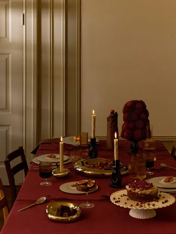 Link modular tablecloth - Dark Pecan, 150x240 cm - Ferm Living