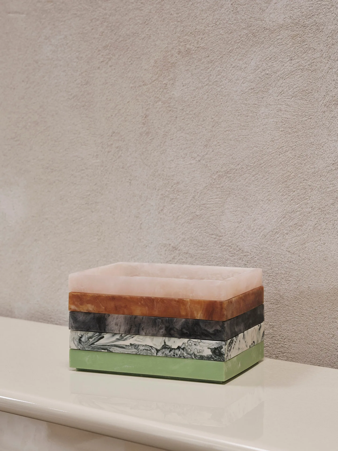 Mist decorative tray 15x20 cm, Sugar kelp Ferm Living