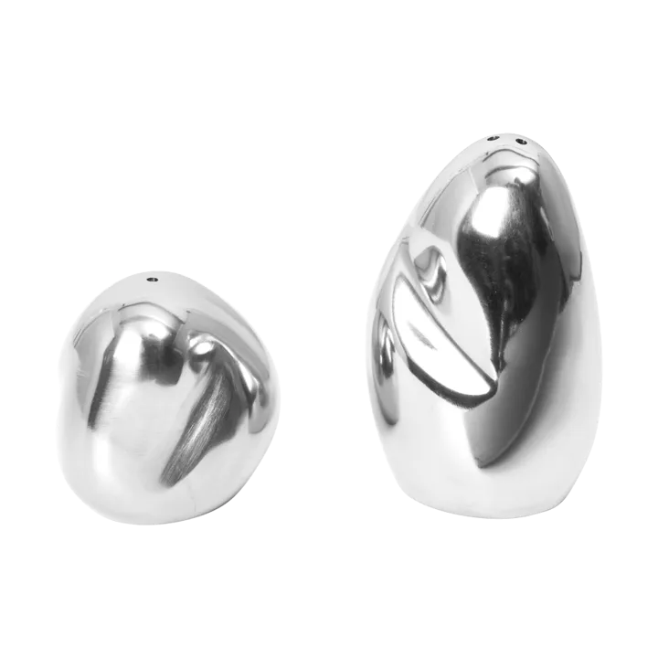 Orevo salt and pepper shaker set - Polished Stainless Steel - Ferm Living