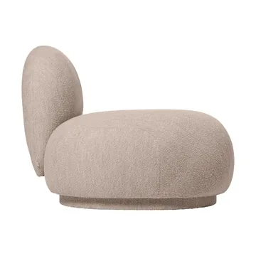 Rico open sofa module L - Soft bouclé-natural - Ferm Living