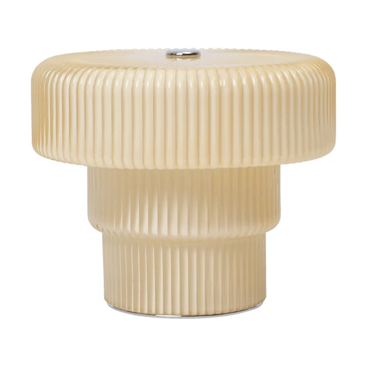 Ripple portable table lamp - Oat (beige), 10 cm - Ferm Living