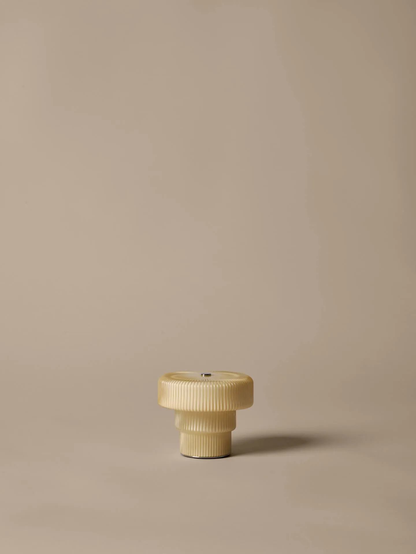 Ripple portable table lamp, Oat (beige), 10 cm Ferm Living