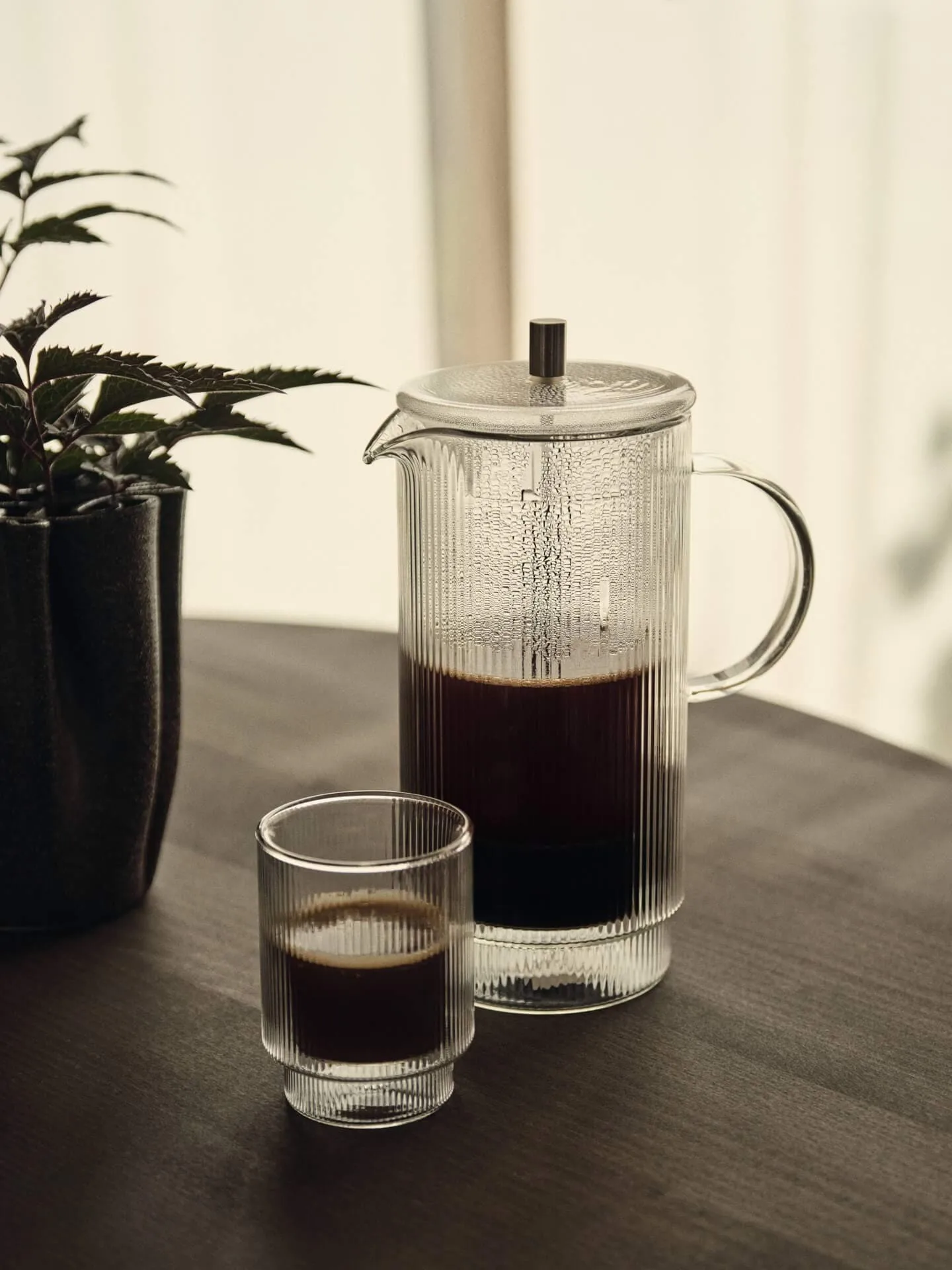 Ripple Thermal glass 22 cl, 2-pack, Clear Ferm Living