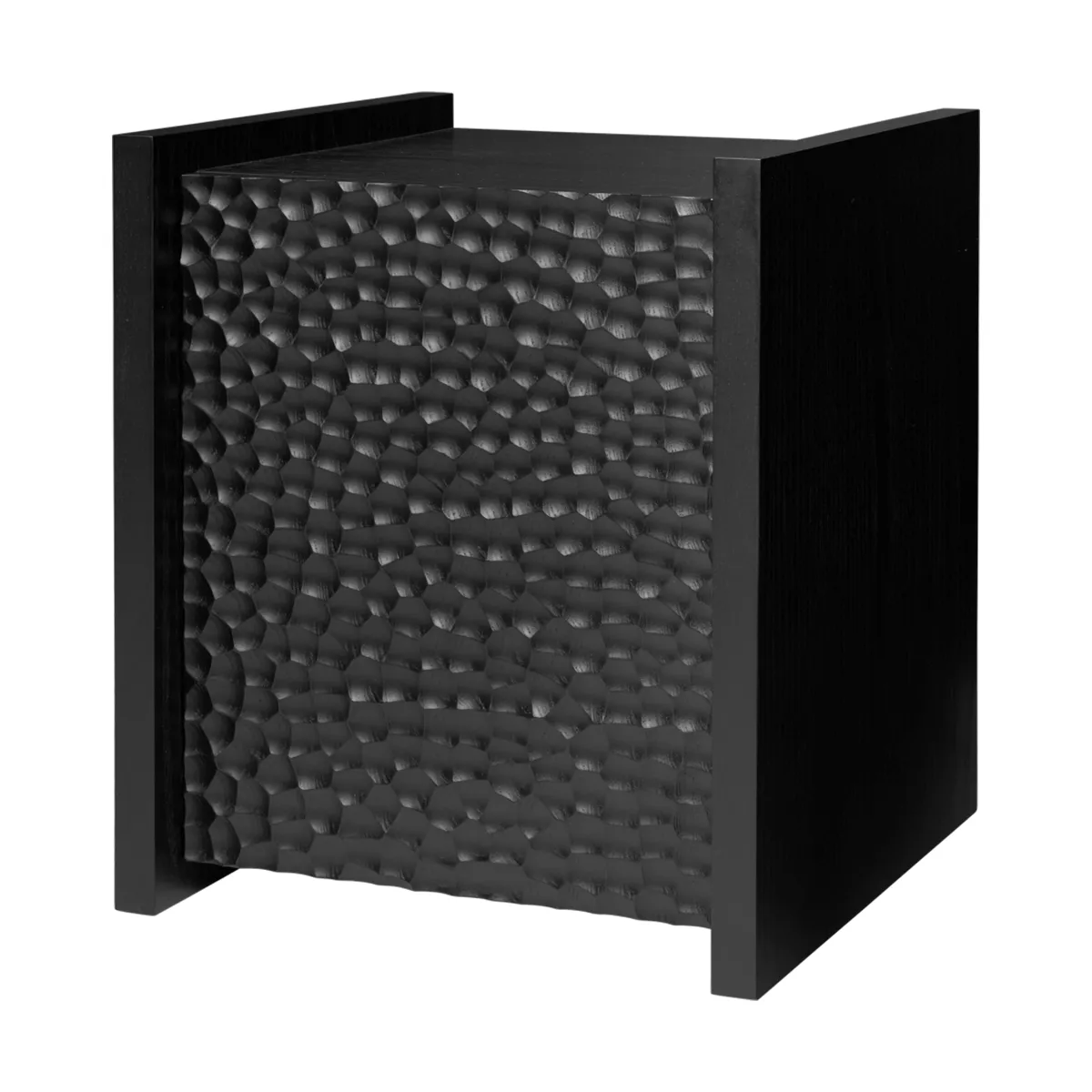Scarni side table, Dark-stained ash, 38x40x45 cm Ferm Living