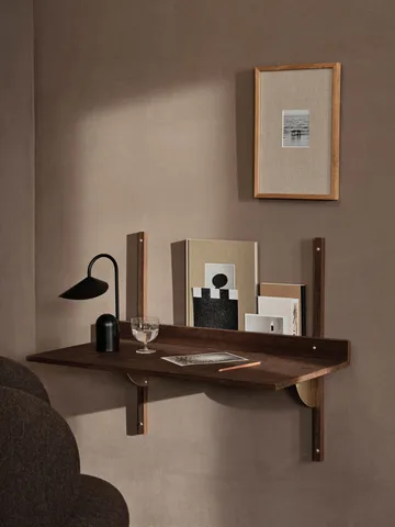 Sector desk - Smoked Oak, brass - Ferm Living
