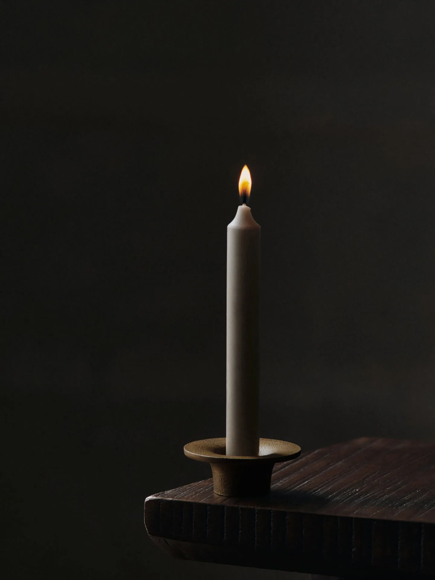 Soothe candle holder Ø8 cm, Brass Finish Ferm Living