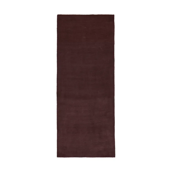Stille tufted rug - Dark pecan, 80x200 cm - Ferm Living