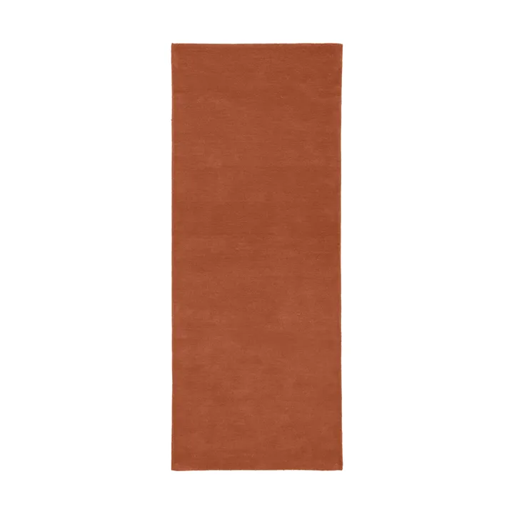 Stille tufted rug - Red brown, 80x200 cm - Ferm Living