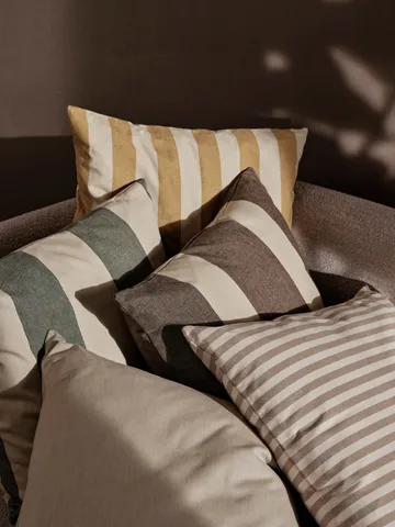 Strand outdoor cushion cover 50x50 cm - Warm yellow-parchment - Ferm Living