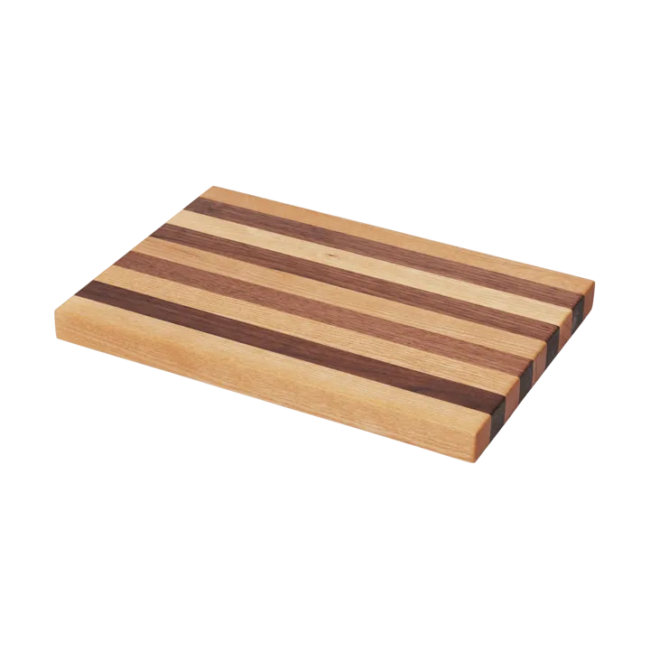 Stribe cutting board bold 25x36 cm - Walnut-oak - Ferm Living