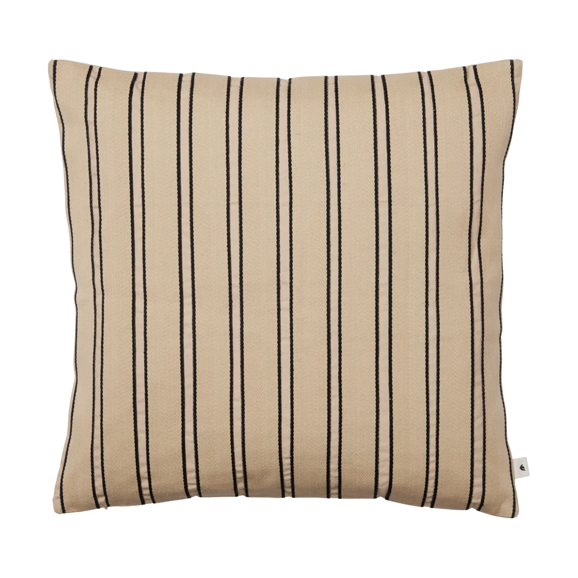 Twill cushion cover 50x50 cm, Cashmere-black Ferm Living