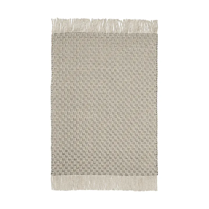 Udo rug - Off-white-black, 140x200 cm - Ferm Living