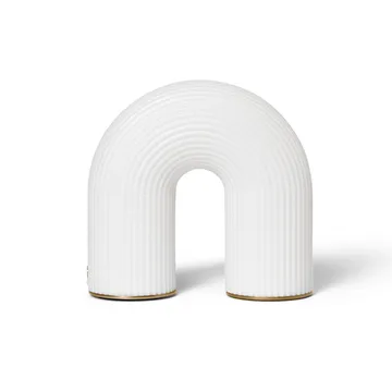 Vuelta portable table lamp - White - Ferm Living