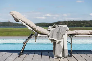 Amigo XXL Soft cushion for sun lounger - Grey - Fiam